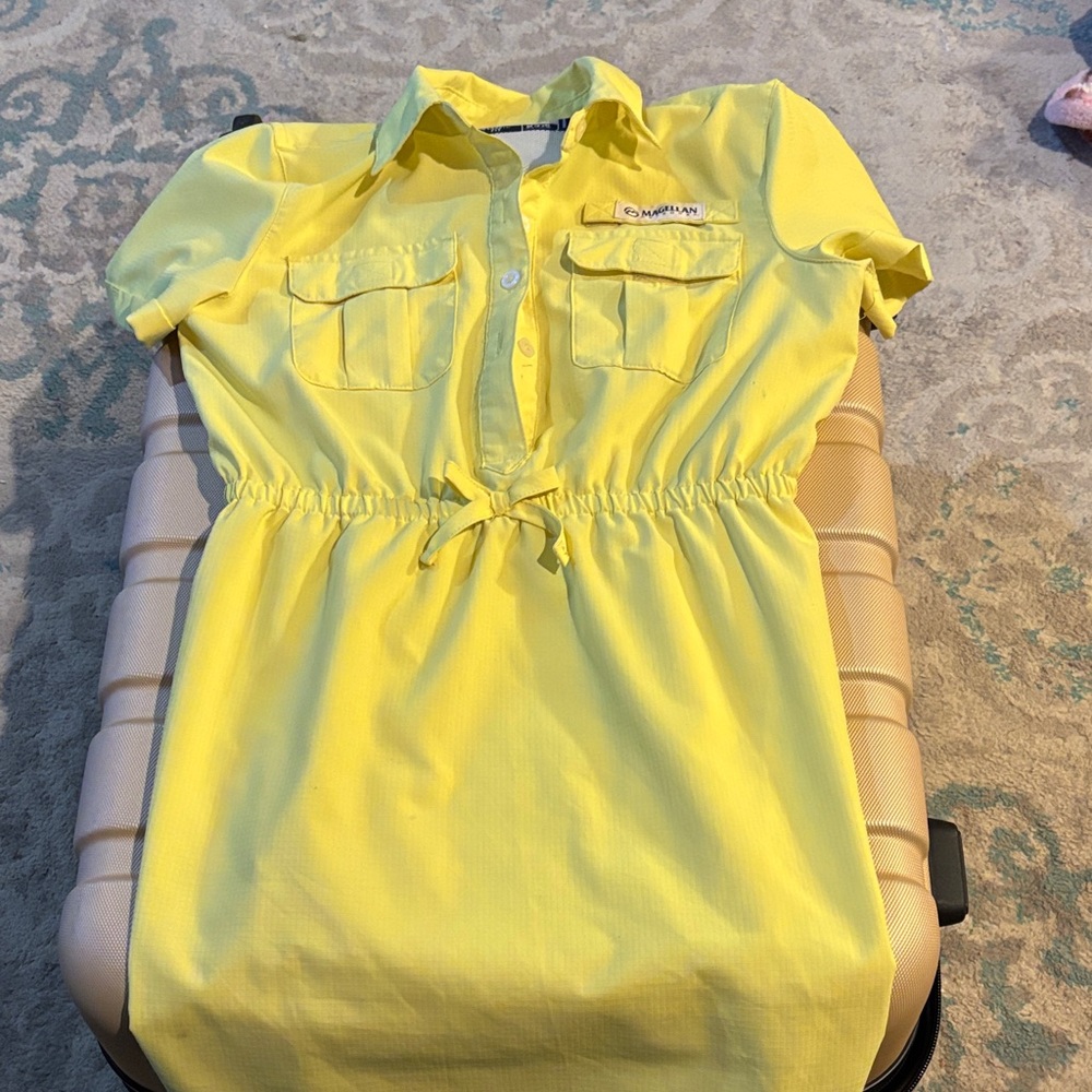 Megellan Sunny Yellow Shirt Dress